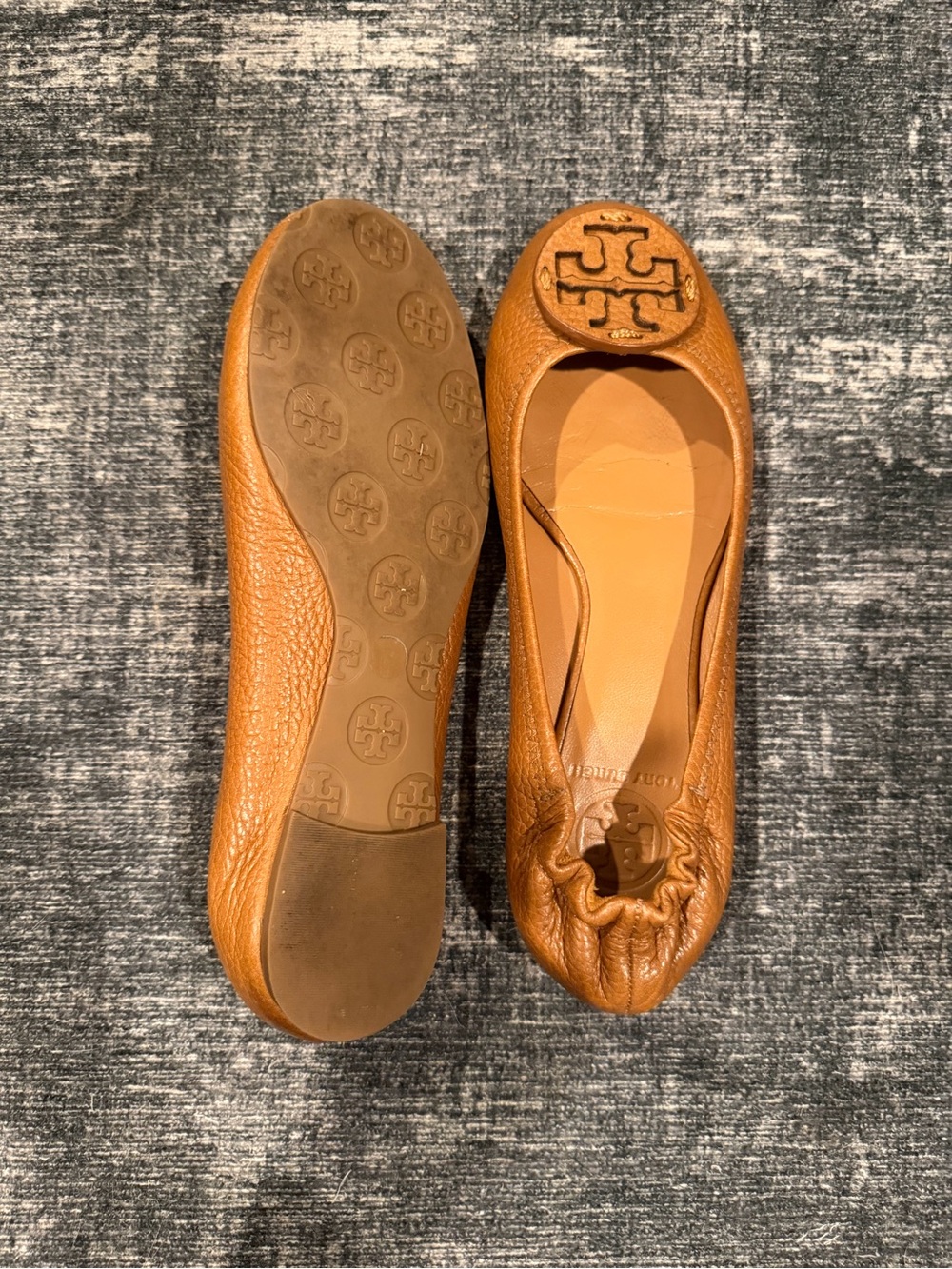 Used Tory Burch Reva Ballet Flats size 5 - Picture 6 of 6